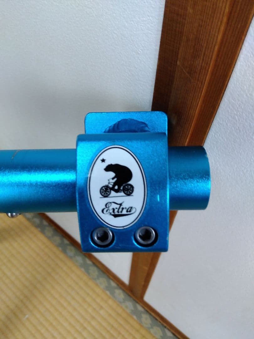 サーフボード　自転車　キャリア　アルミ製　ブルー　ショートボード　ロングボード