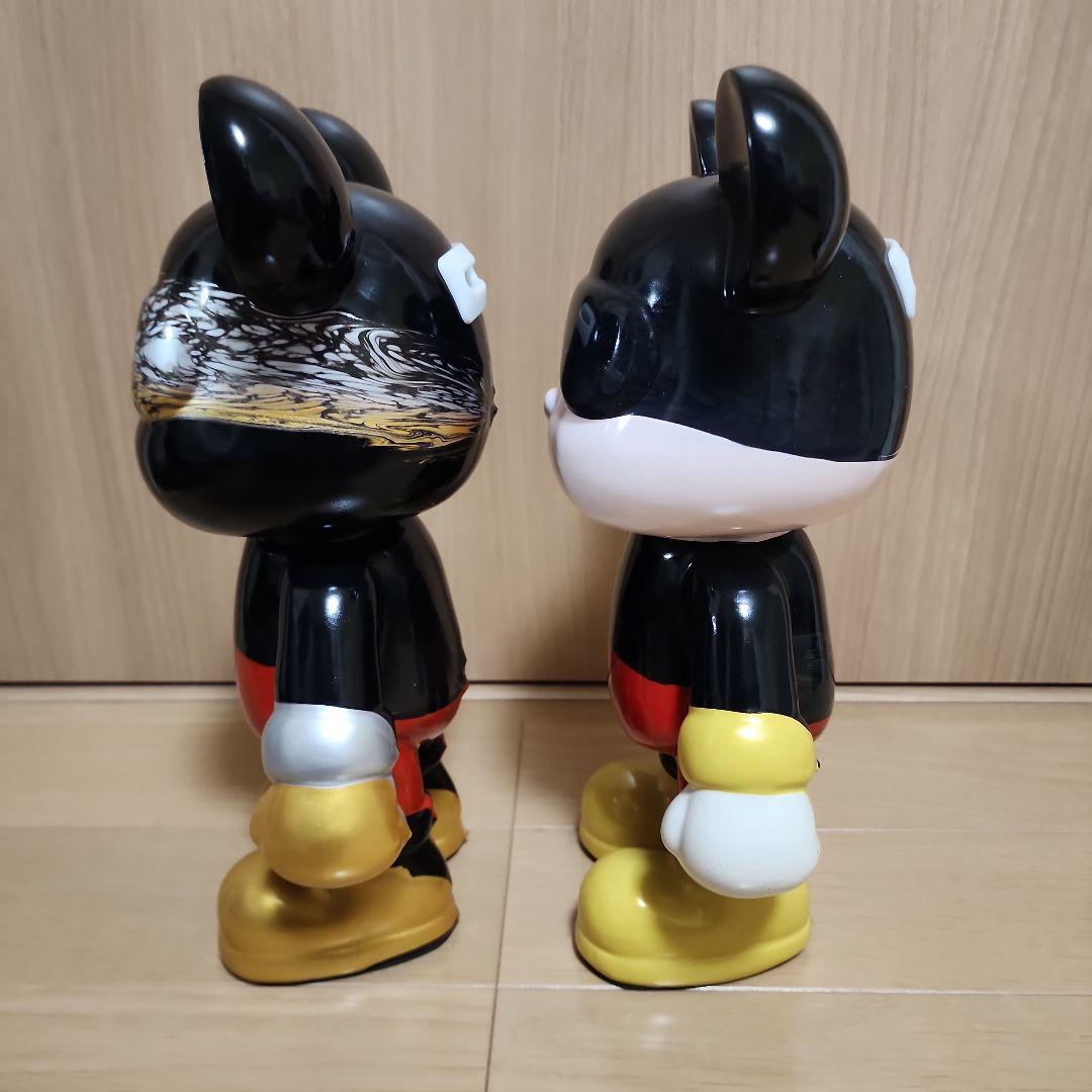 流体アート ネズミのキャラクターがモチーフアート！セットで！