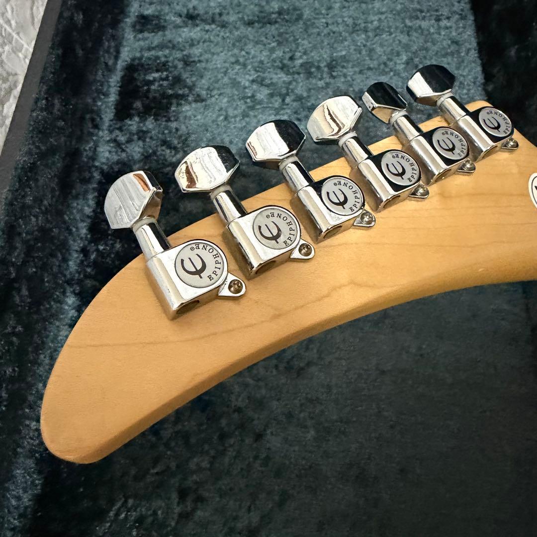 希少　EPIPHONE エピフォン　ランディV 変形　ハードケース付き