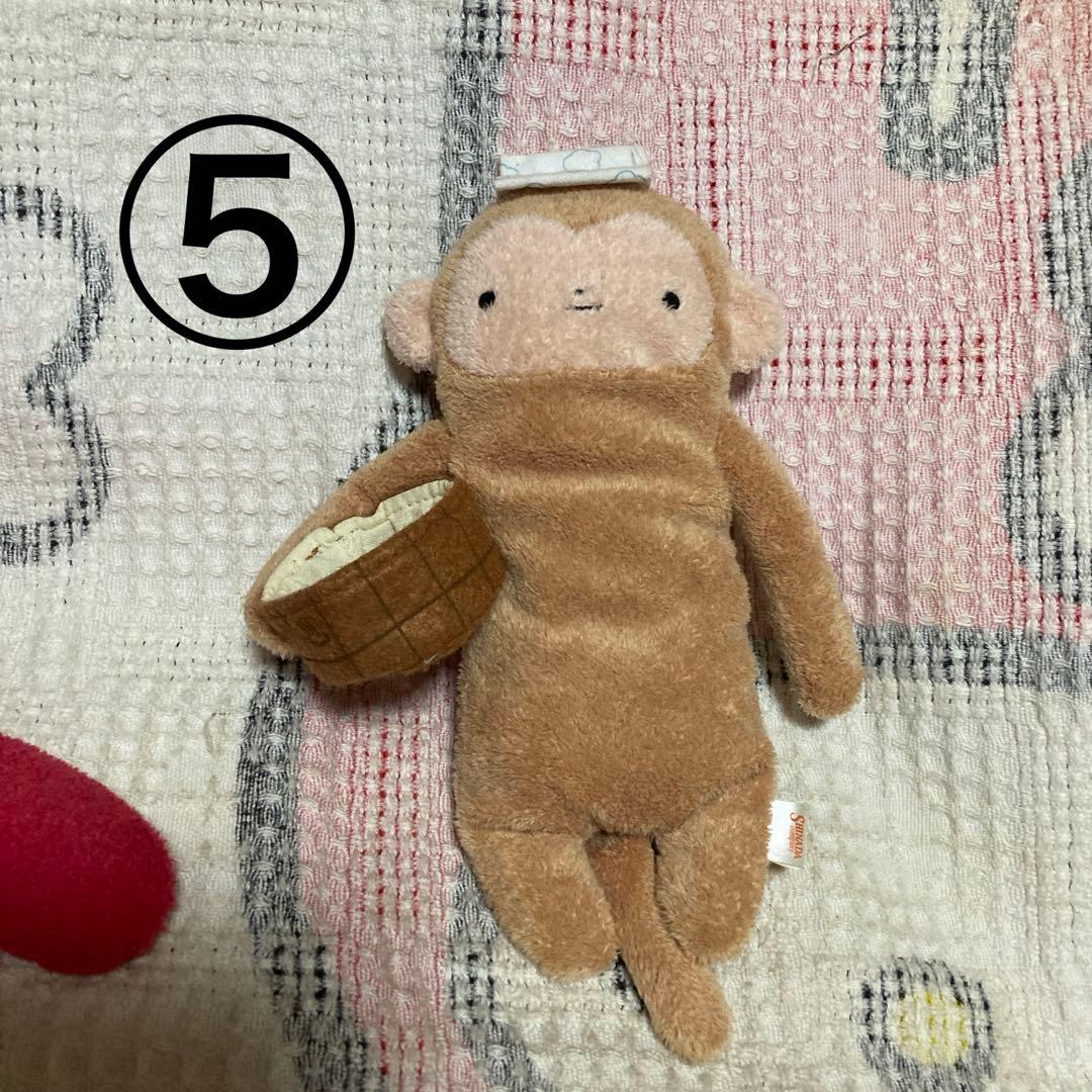 SHINADA シナダ　ぬいぐるみ　6コ　中古品　バラ売り不可　フモフモさん