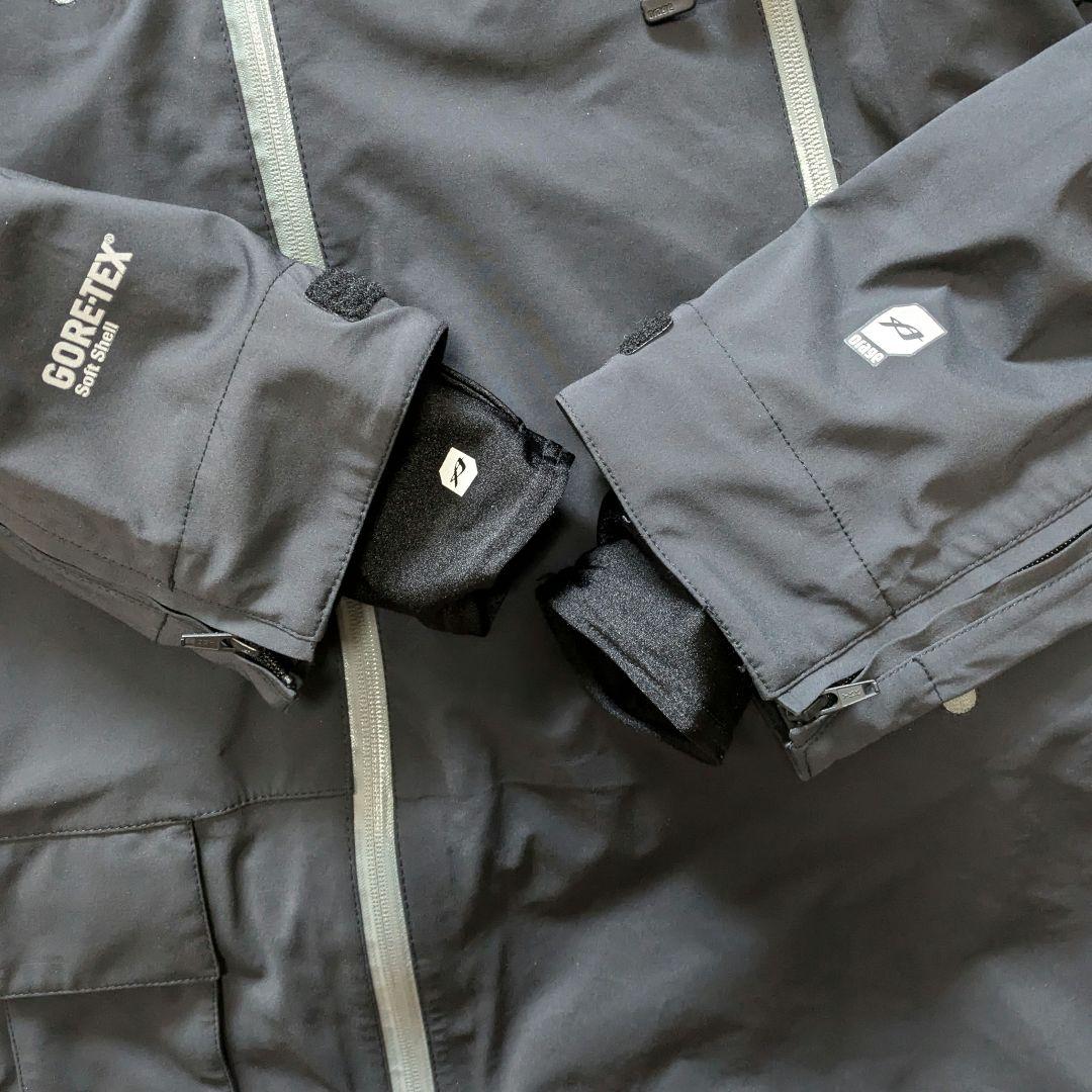 オラージュorage スキーウェアLサイズ黒gore-tex softshell