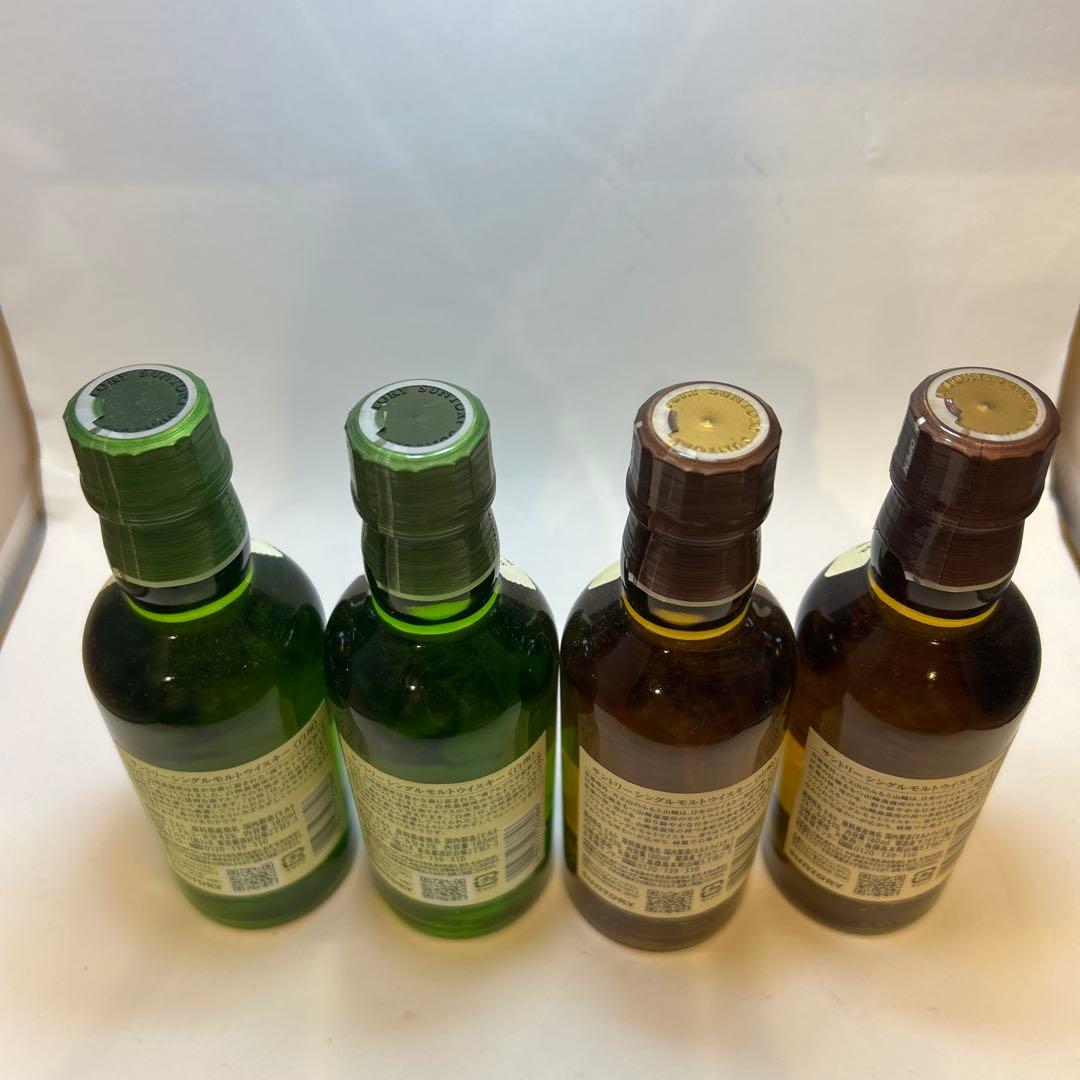 4本set 白州・山崎ウイスキーセット 180ml サントリーシングルモルト