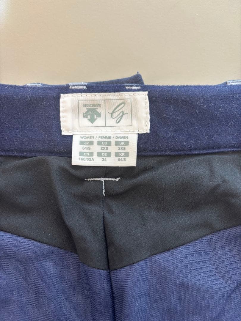 DESCENTE GOLF ウールパディング 中わたジャケット・スカートセット