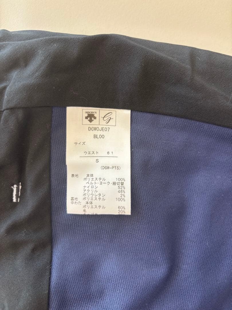 DESCENTE GOLF ウールパディング 中わたジャケット・スカートセット