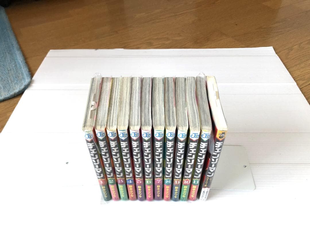 美品　チェンソーマン　全巻　初版　帯　セット　小説　特典　ポストカード　漫画
