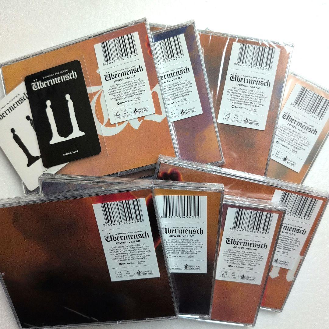 未開封 アルバム G-DRAGON ジヨン Ubermensch トレカ 付