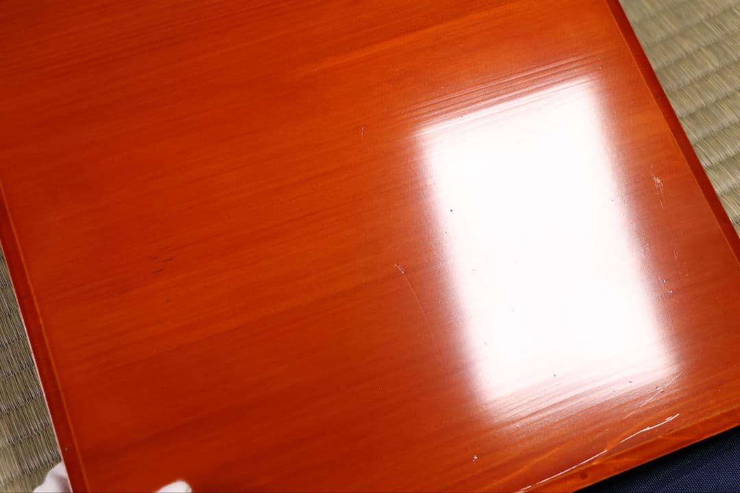 春慶塗 折敷 十客 26.6cm 会席 懐石 卓上 四方膳 木製【MB112】