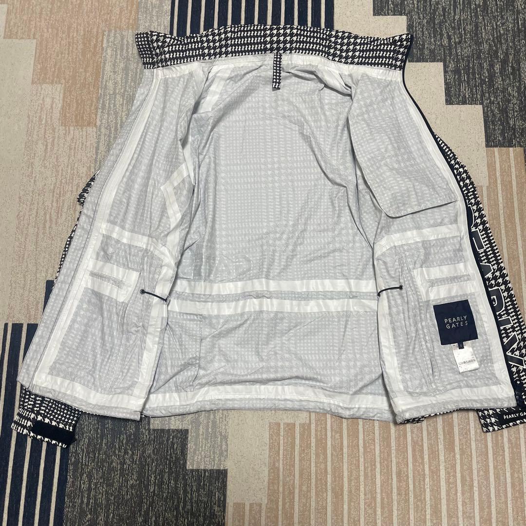パーリーゲイツ 千鳥格子 レインウェア上下 セットアップ　4 Mサイズ