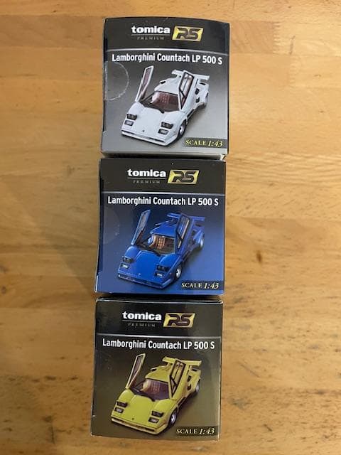 トミカプレミアム RS ランボルギーニ・カウンタックLP500S 3台セット