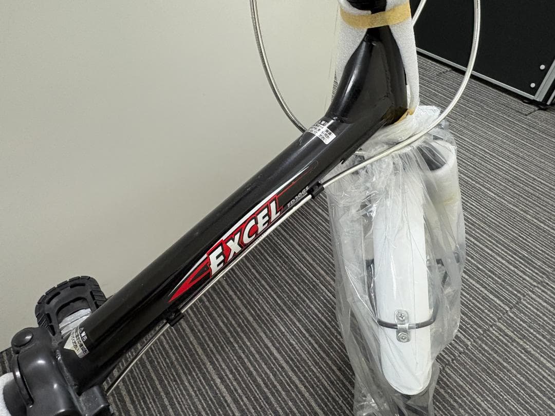 【新品】 折りたたみ自転車　EXCEL FD20GS　ワイヤーロック　販売証明書