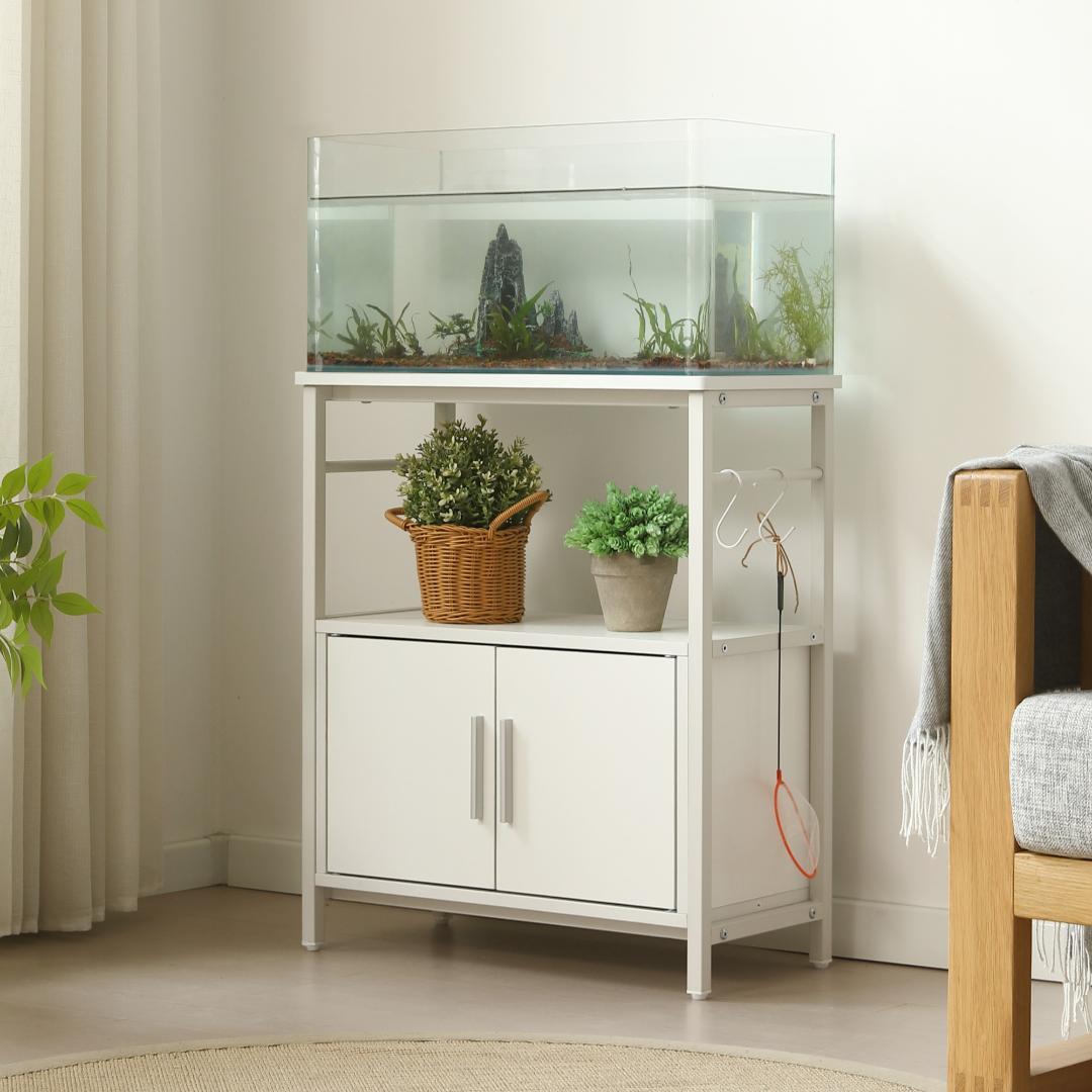 水槽台 水槽スタンド 耐荷重120kg 収納棚 60cm×30cm WHITE