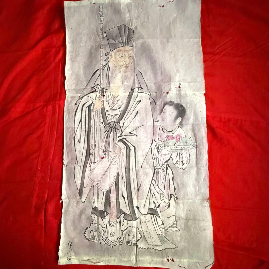 2168様感謝‼️超絶江戸期粉本「牛若丸と天狗と天狗、唐獅子、仙人』ほか肉筆10点