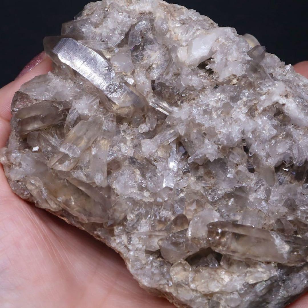 スモーキークォーツ 煙水晶 388.6g SQZ146 鉱物　原石　天然石