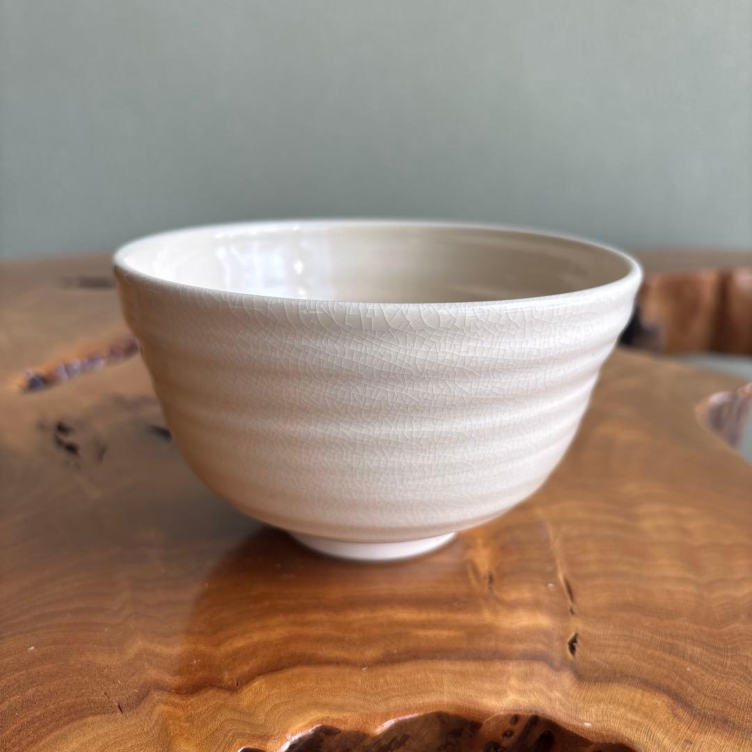 平安 伊坂清香 色絵鯉幟之図 抹茶碗 茶道具 共箱(84)