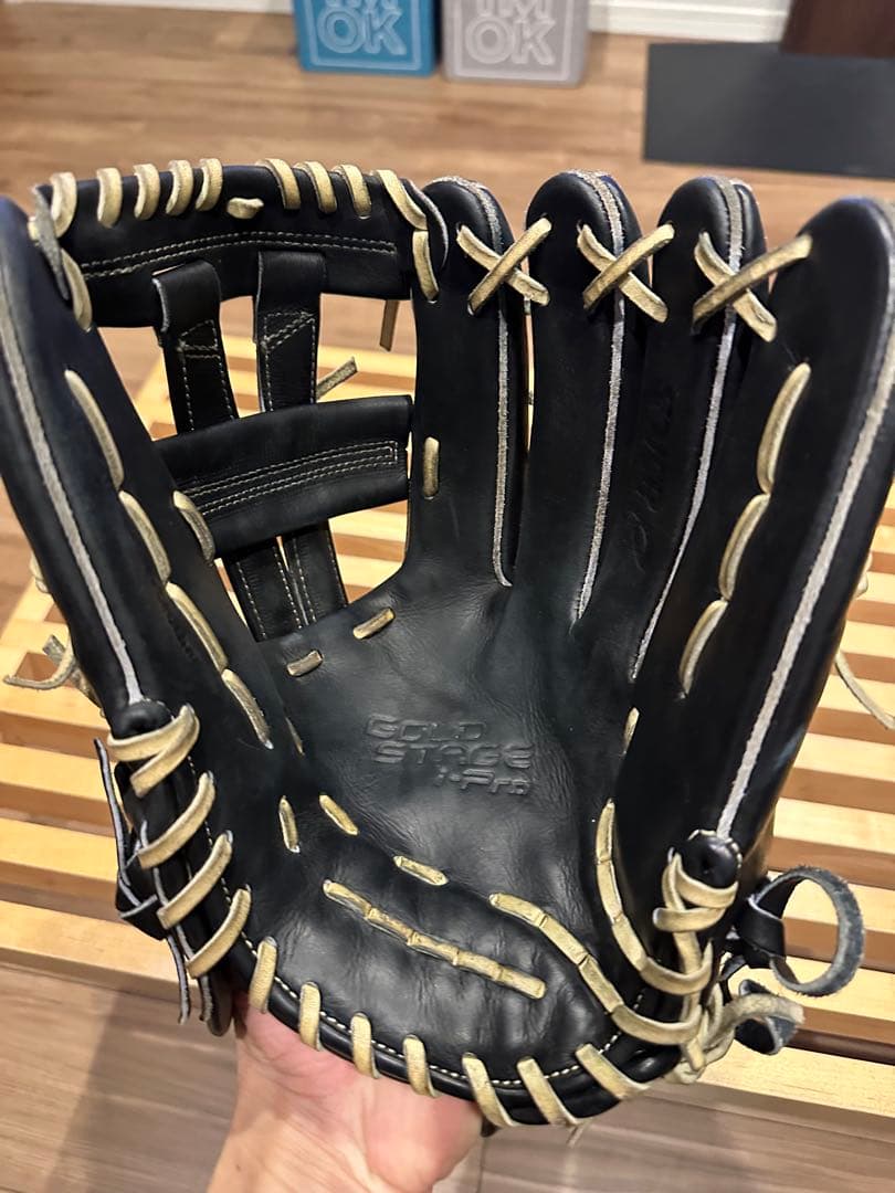 asics野球 硬式 グローブ 外野手用 GOLDSTAGE I-PRO 右投げ
