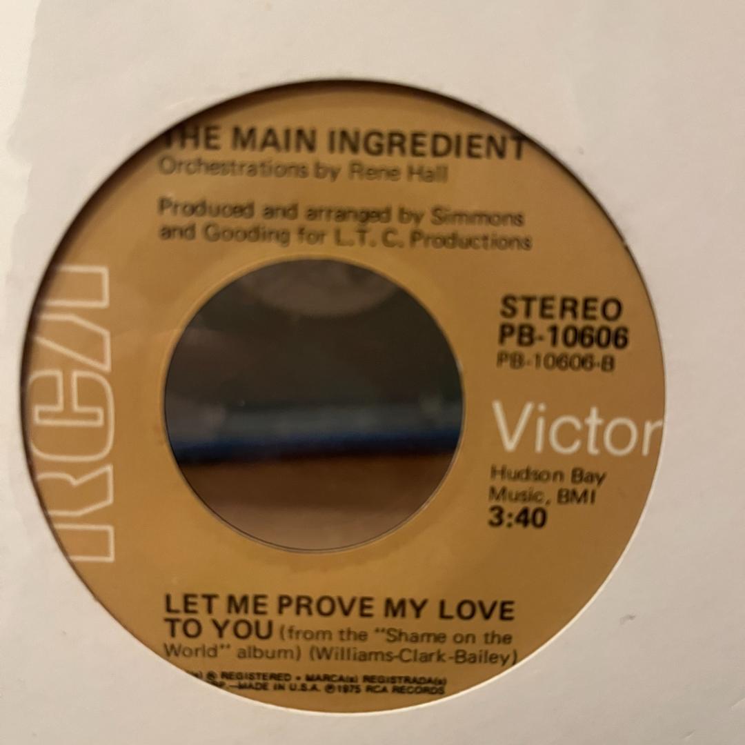 洋楽 The Main Ingredient Instant Love 7inch