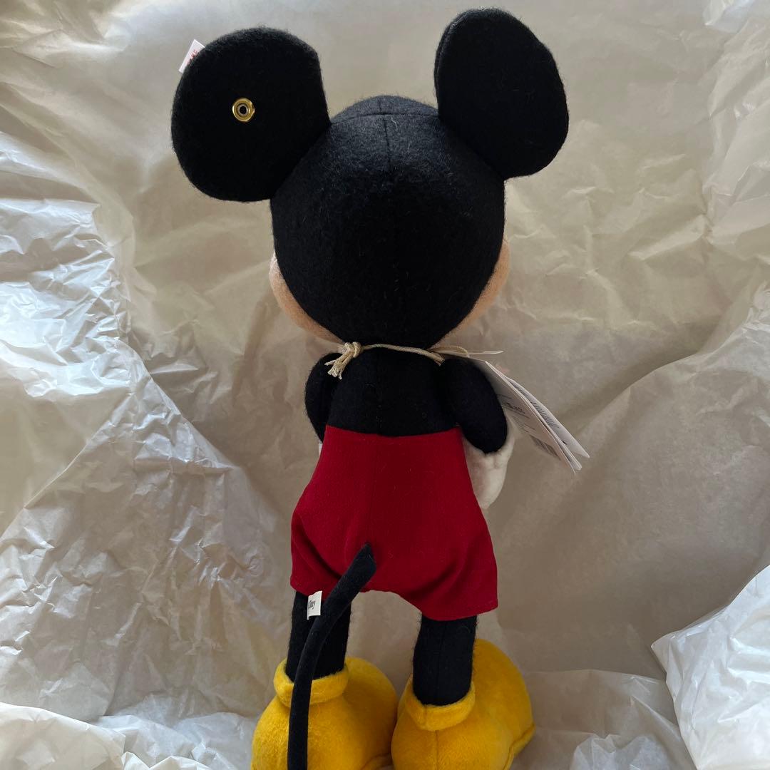 新品　シュタイフ　ディズニー　ミッキーマウス　ミッキーマウスとテディベア　桜