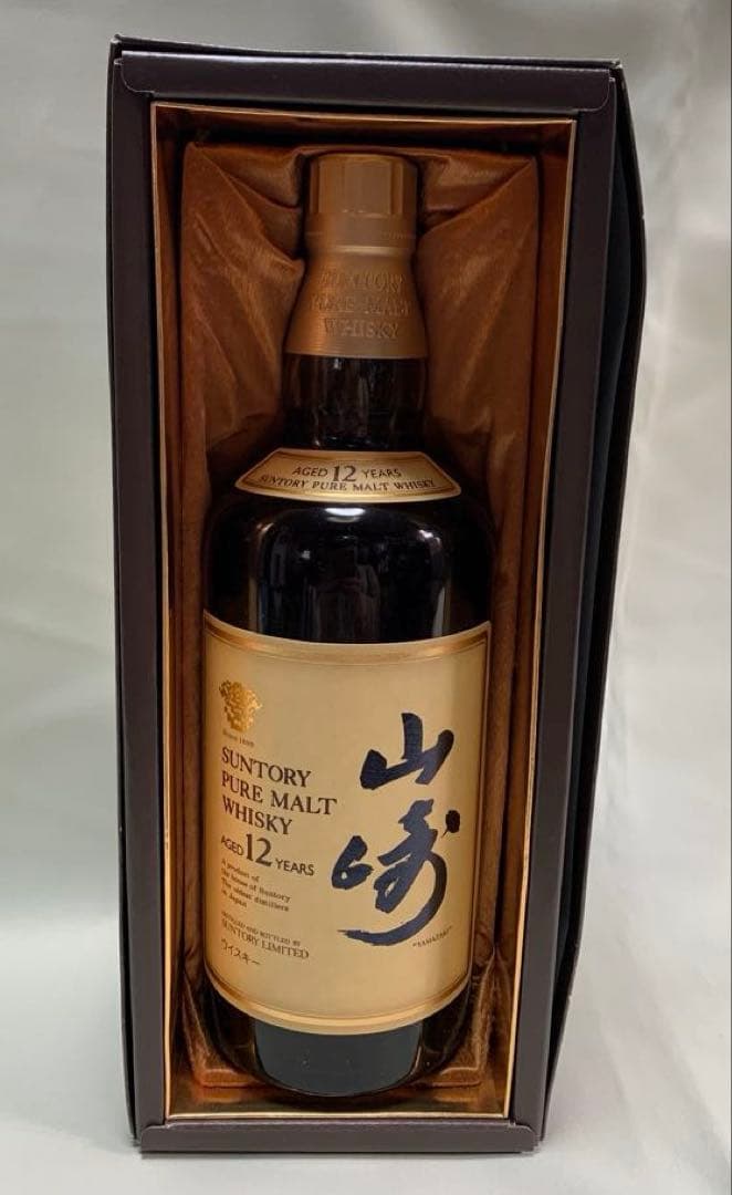 サントリー山崎12年　ウイスキー　ピュアモルト　古酒