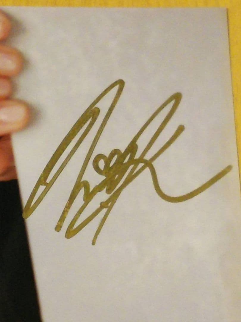 直筆サイン入り！倉木麻衣アルバムsmile発売記念イベント当選☆生写真ブロマイド