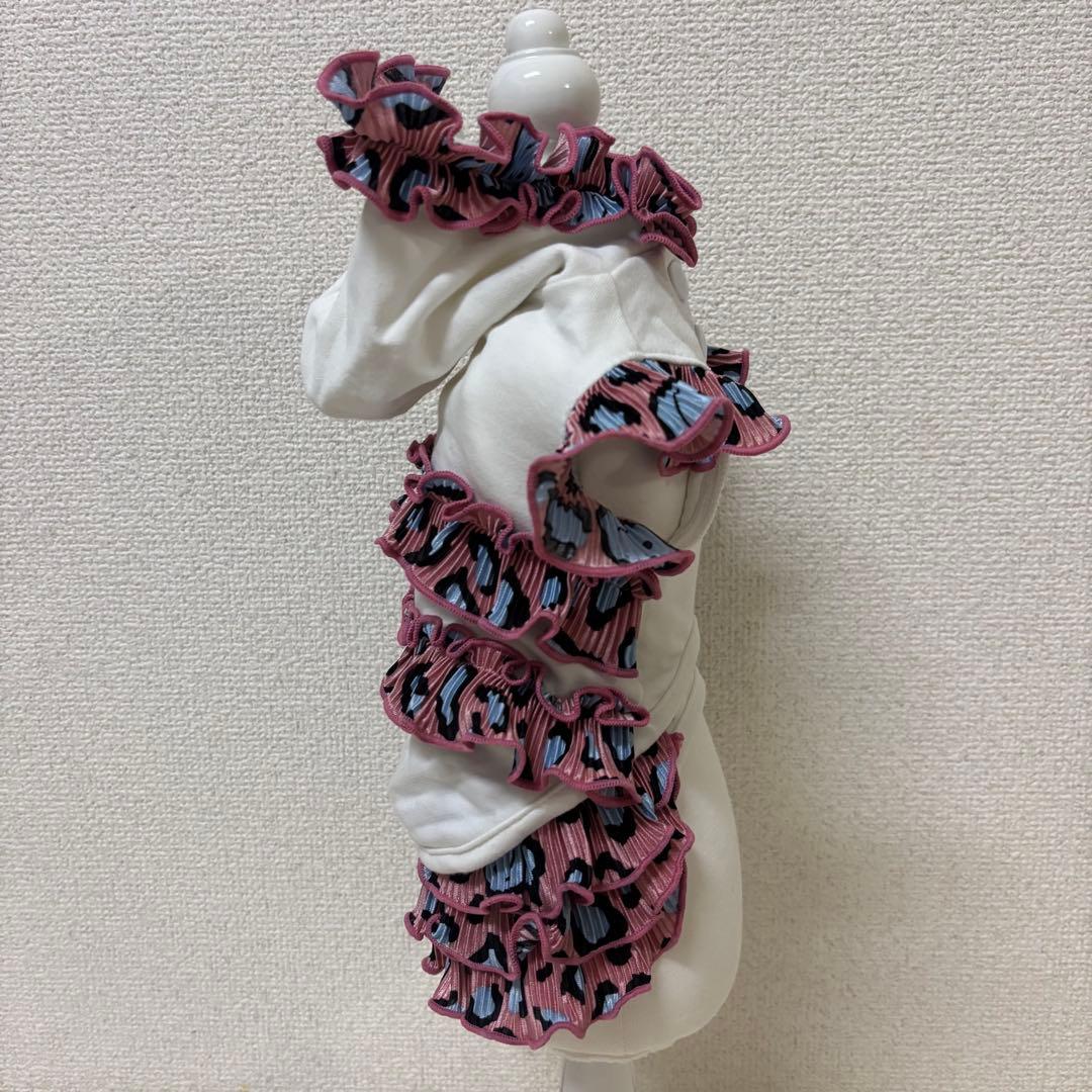 ene☆ レオパードニコちゃんパーカー、ワンピース、バレッタ 3点セット 1H