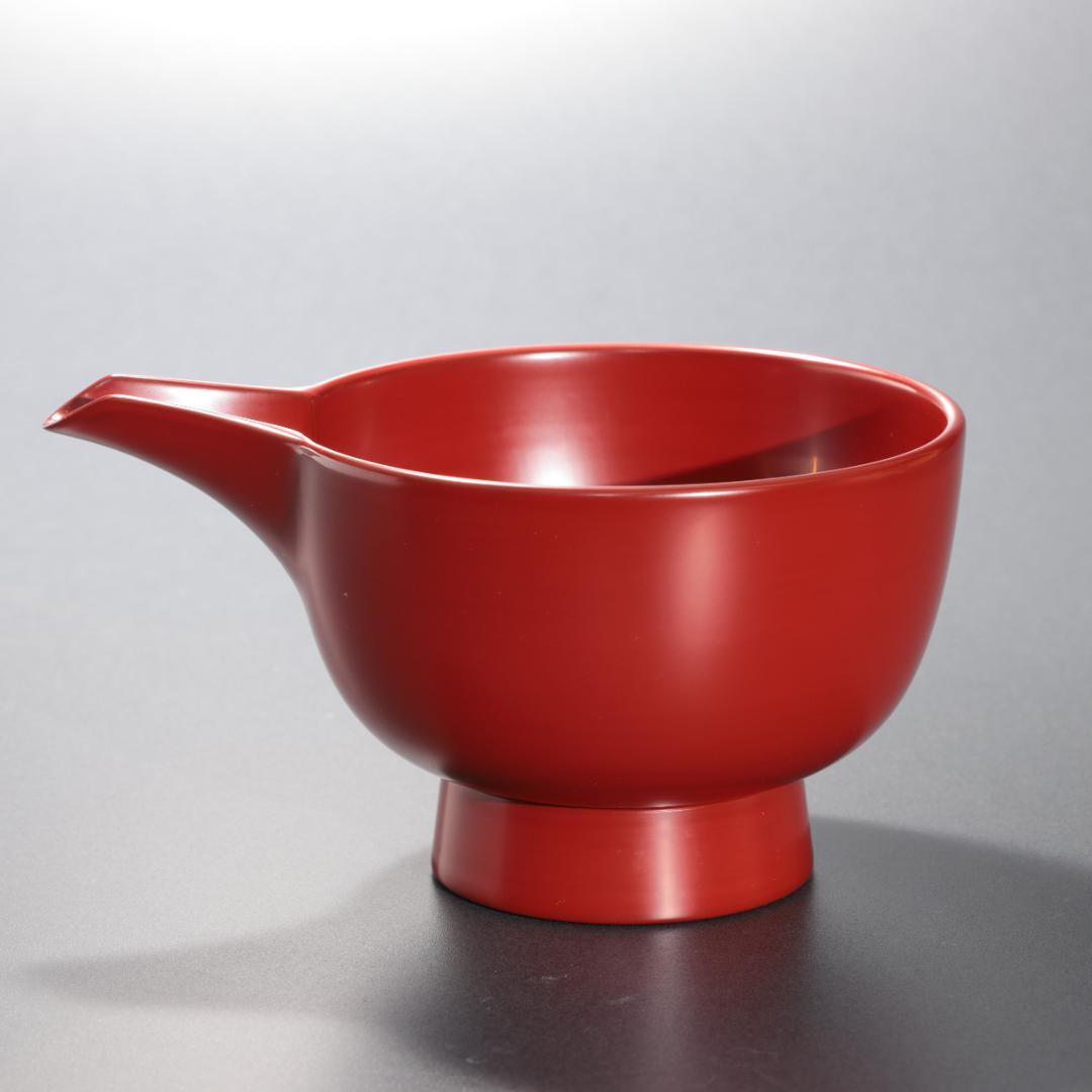 朱塗　片口　浄法寺漆器　酒器　美品　R1585N3