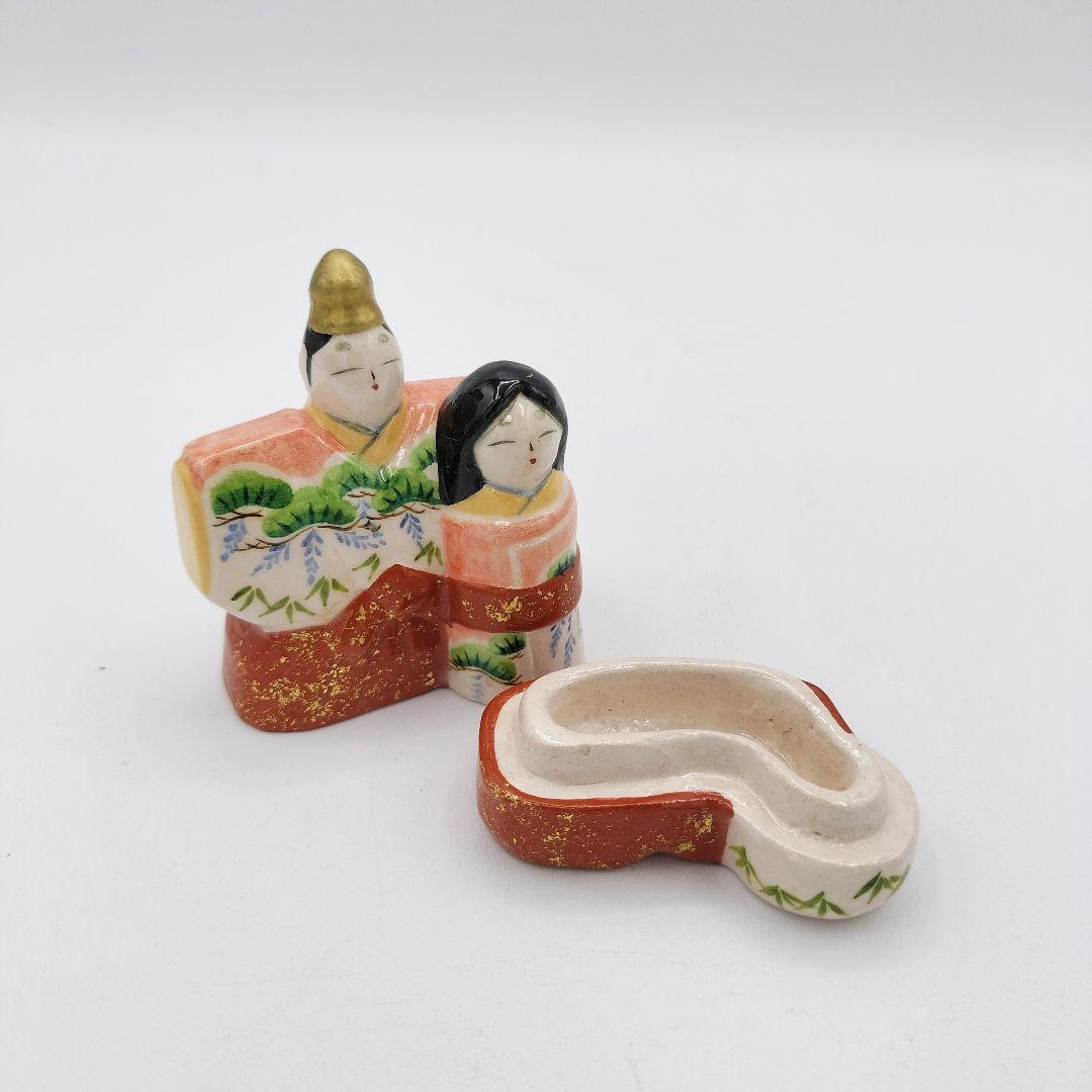 609　ひな　香合　桂楽　茶道具　小物入れ　古物　茶道　雛様　お雛様