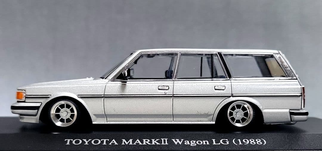 1/43　マークⅡ　ワゴン改　LG　ハヤシストリート　アルミ製　深リム　希少品