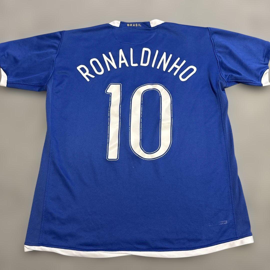レア00s NIKEブラジル代表　アウェイユニフォーム ロナウジーニョ　Mサイズ