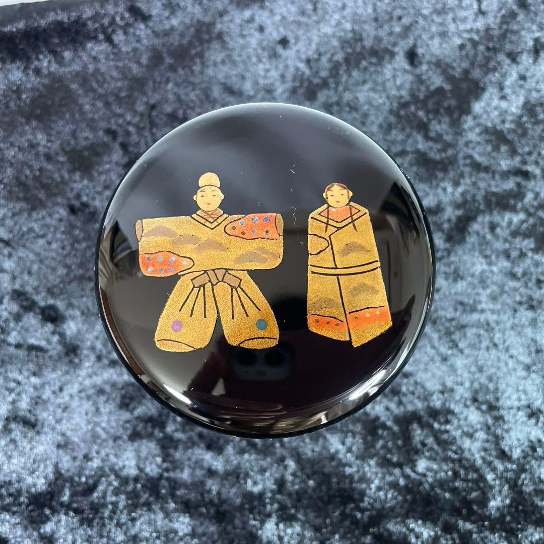 茶道具 棗　立雛蒔絵