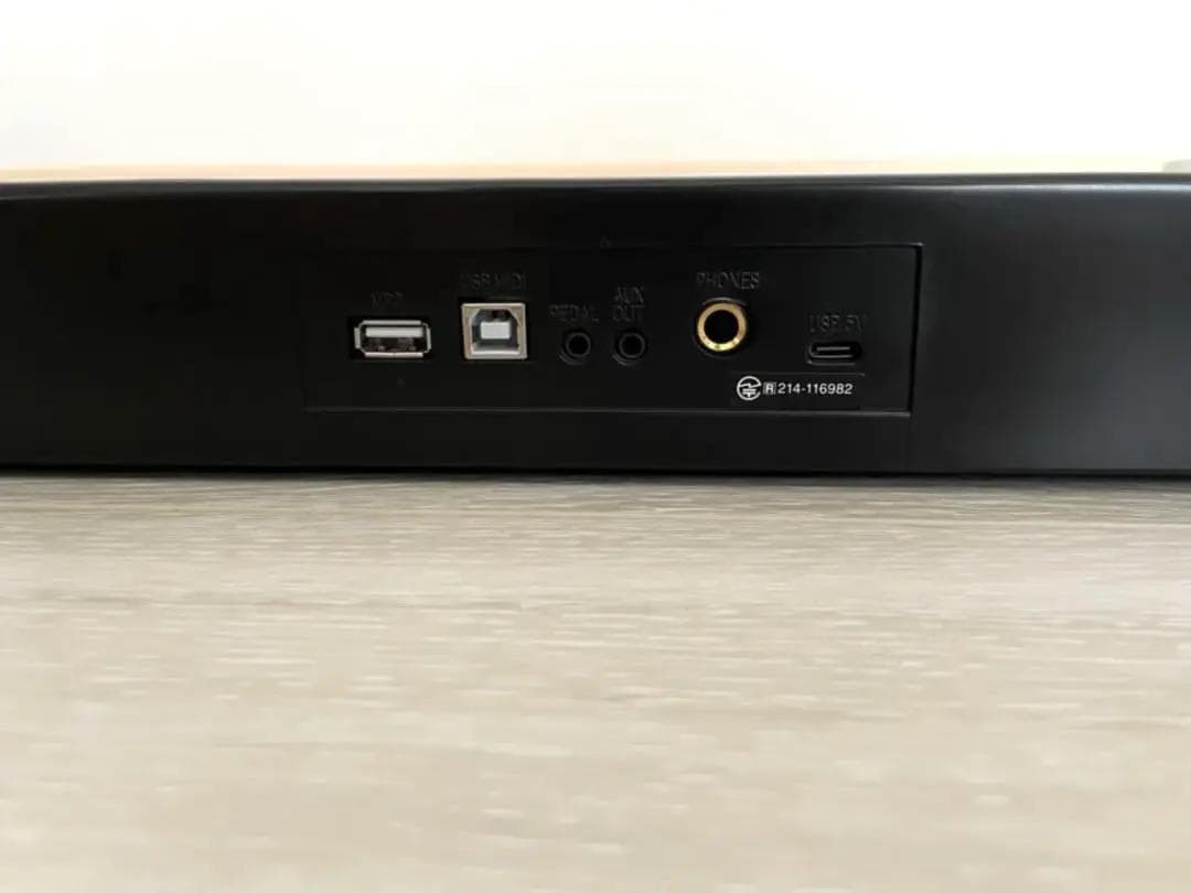 PlayTechPTK150 電子キーボード　初心者向け　61鍵　軽量2.6kg