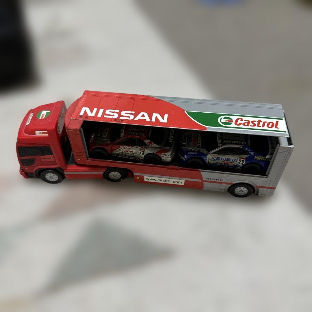 Nissan カストロール トレーラー ミニカー