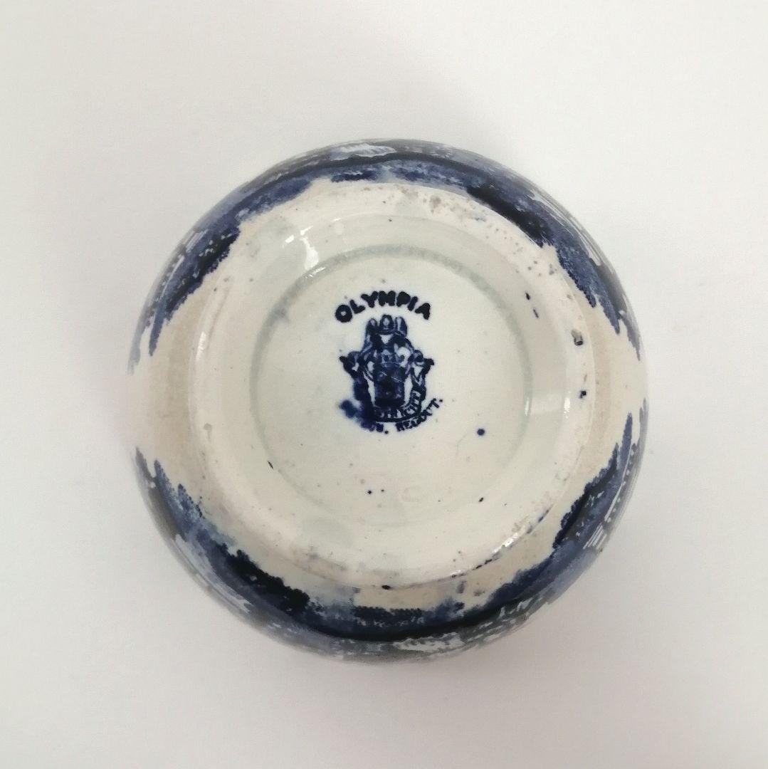 阿蘭陀焼 デルフト ペトルス・レグー窯 銅版転写 カフェオレボウル アンティーク