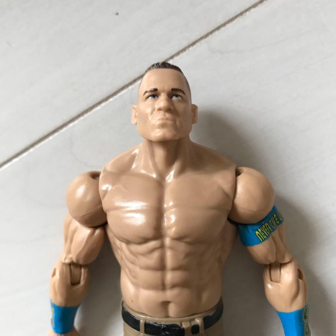 マテル　WWEリング ジョン・シナ ザ・ロック フィギュアセット