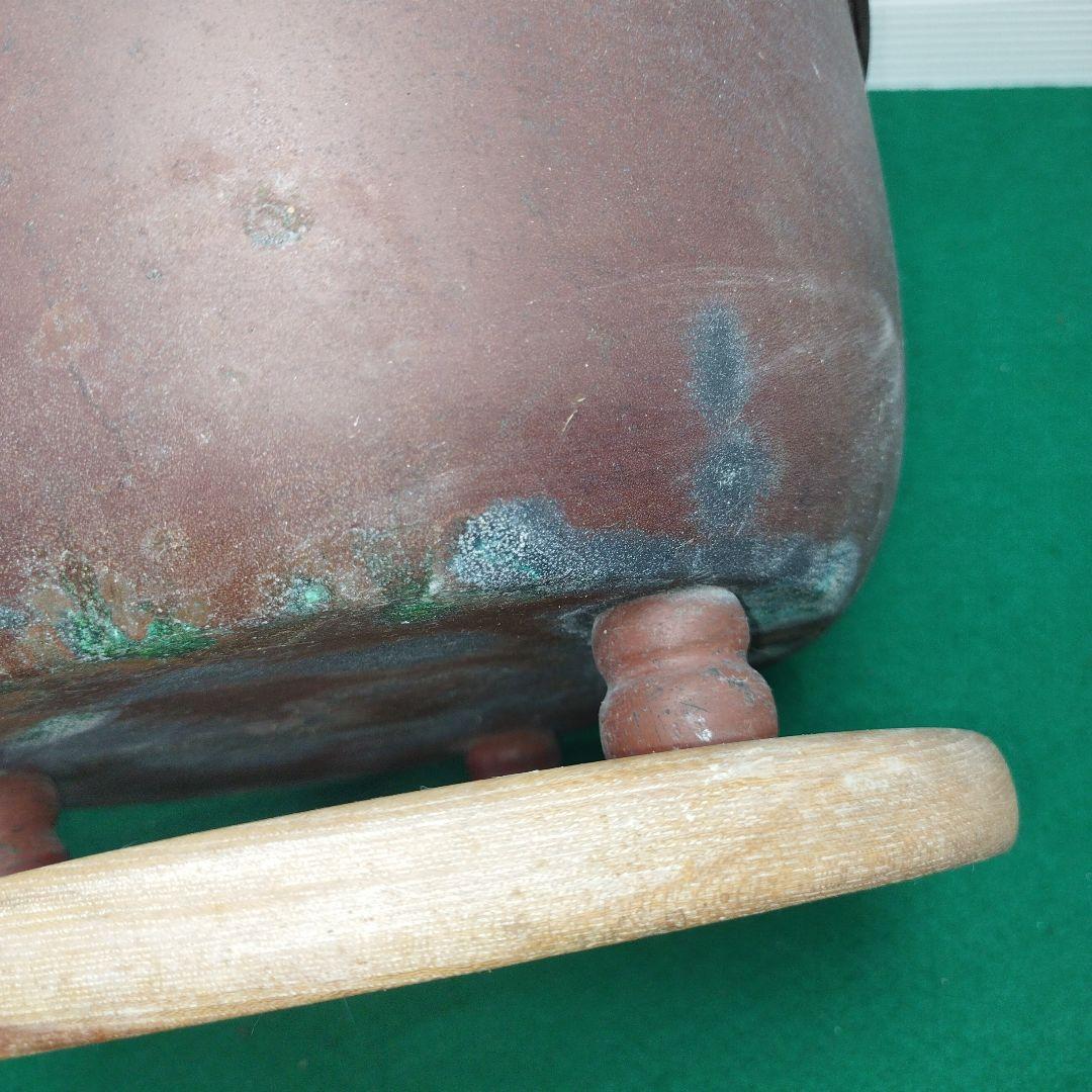 銅製火鉢 時代物 古民具 古道具 瓢箪 ひょうたん 透かし 火鉢 アンティーク