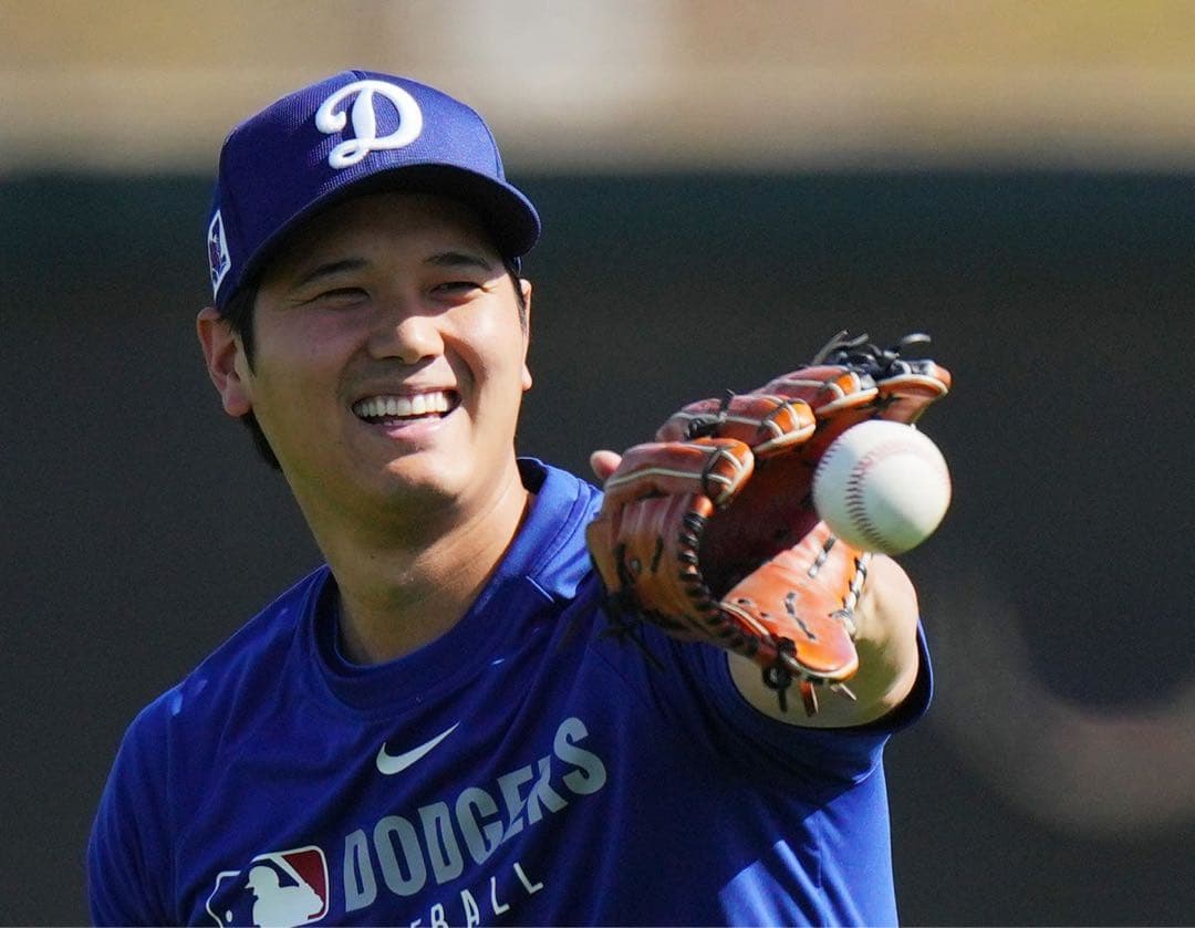 大谷翔平選手直筆サイン入りCAP ロサンゼルスドジャースキャップ　＊カードセット