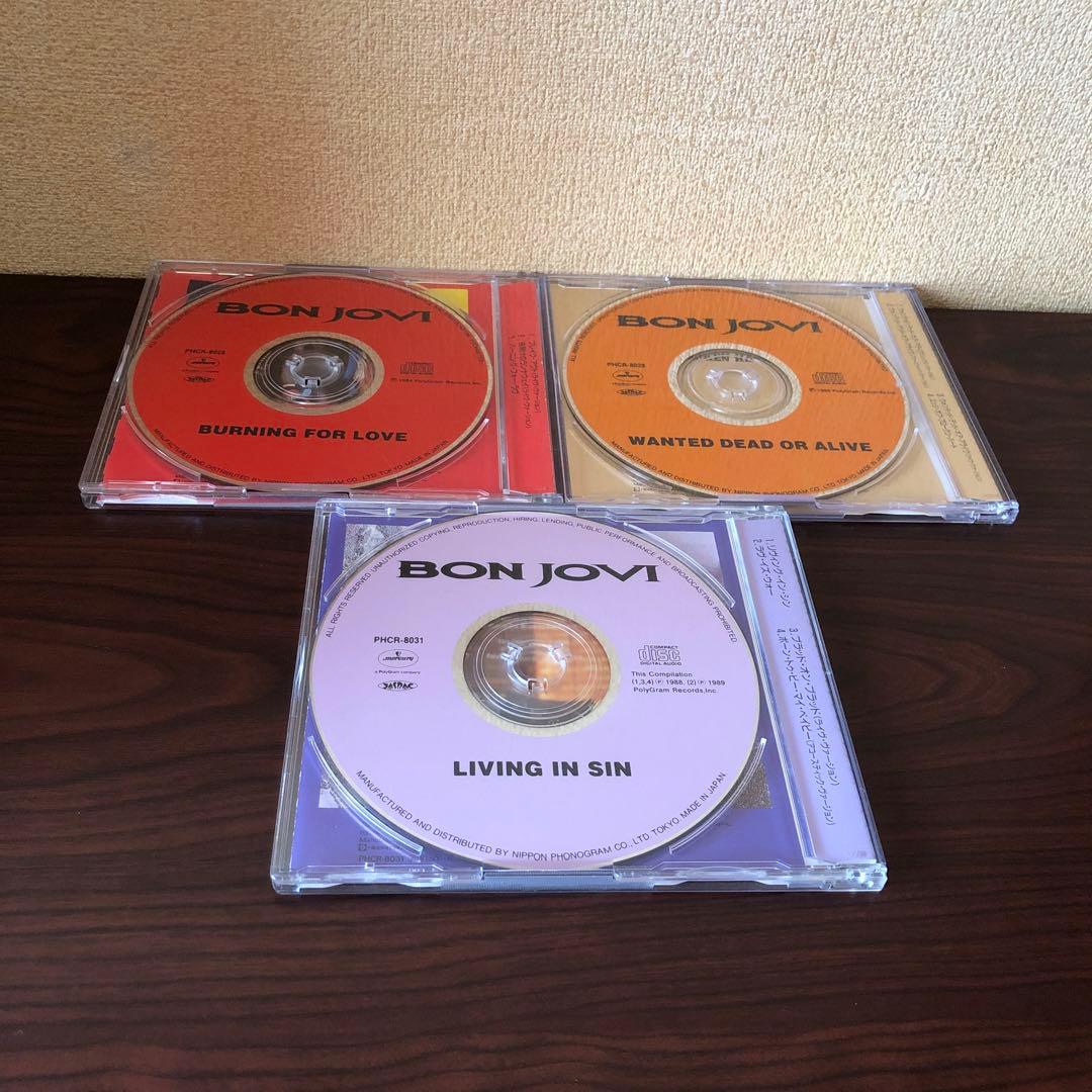 CD☆3枚／BON JOVI／ボン・ジョヴィ／マキシシングル 3枚セット