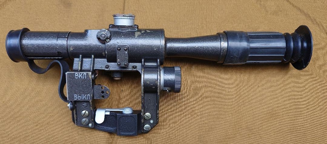 実物 PSO-1 スコープ 旧ソ連トチプリボル中央設計局製 IR検知フィルター付