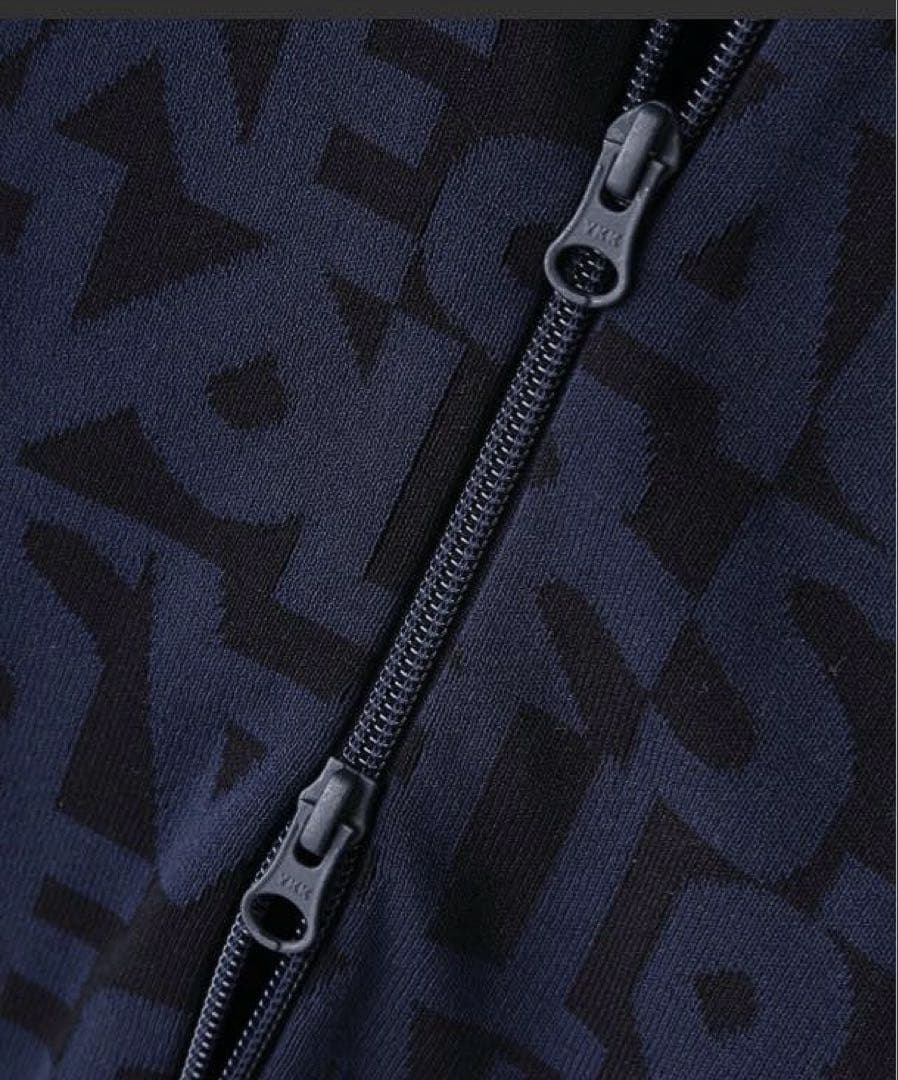 パーリーゲイツ ランダムロゴ フルジップニットブルゾン（D.NAVY／5）