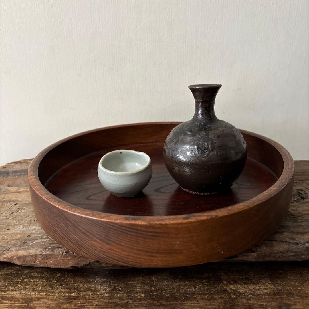 朝白磁盃　酒器　骨董　アンティーク　古美術　ぐい呑み 　検:白洲正子 秦秀雄