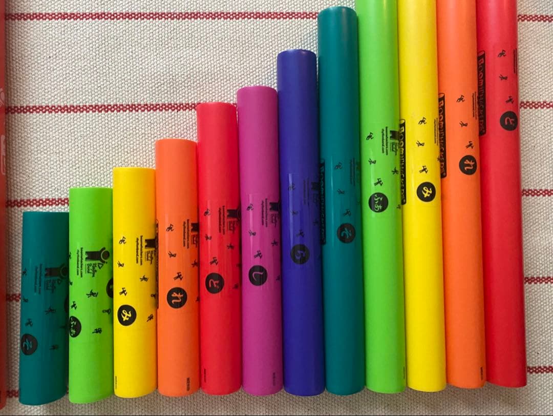 【Boomwhackers】ドレミパイプ多色打楽器20音