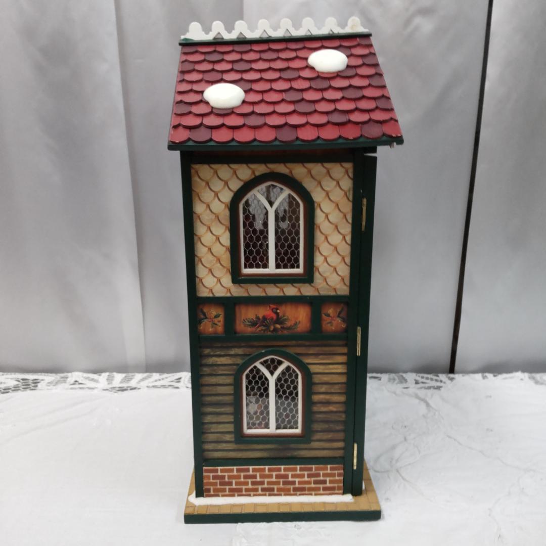 ハウス型オルゴール　新品訳アリ　ドールハウス　ミニチュア　クリスマス　ジオラマ