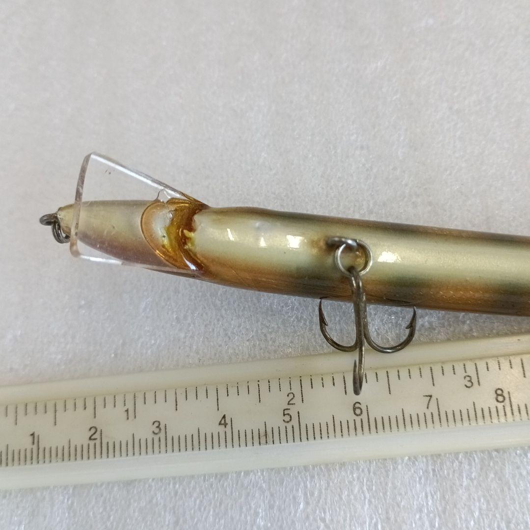 ナベミノー　約15センチ　ハンドメイドルアー　バルサミノー　オールドルアー