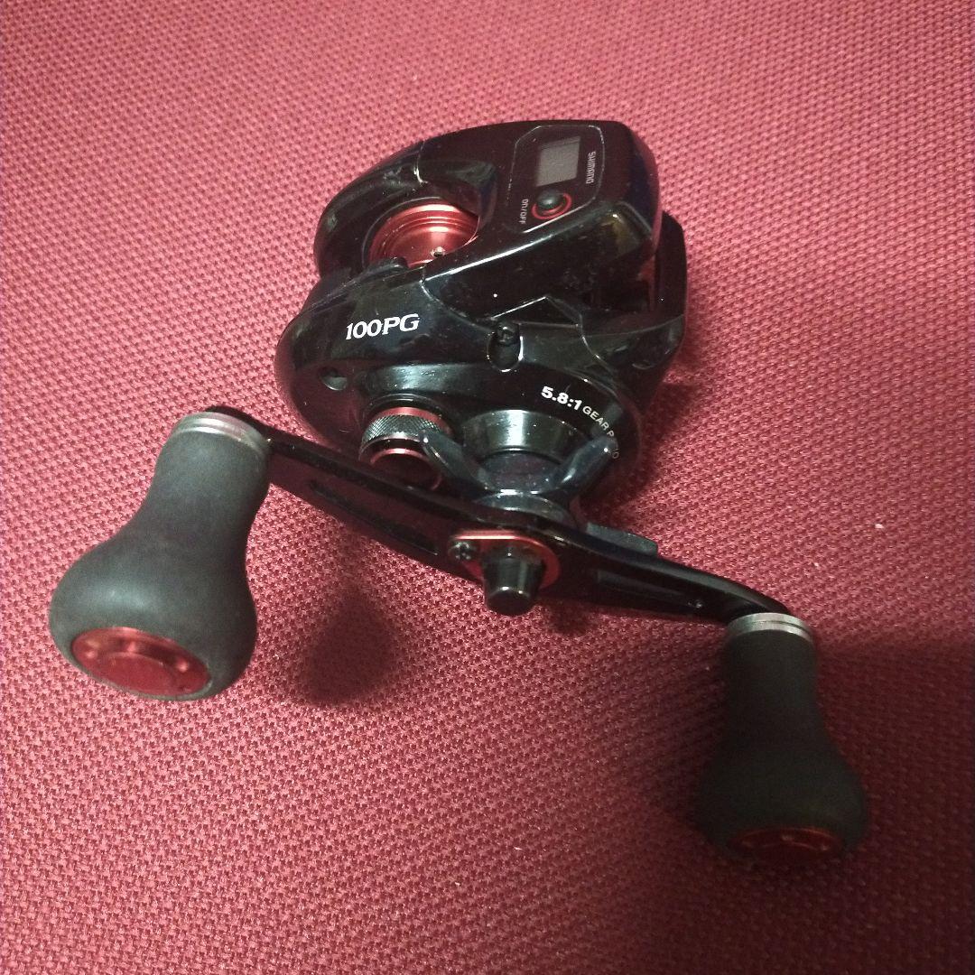 SHIMANO15炎月CT100PGリール（右巻き）イカメタル等