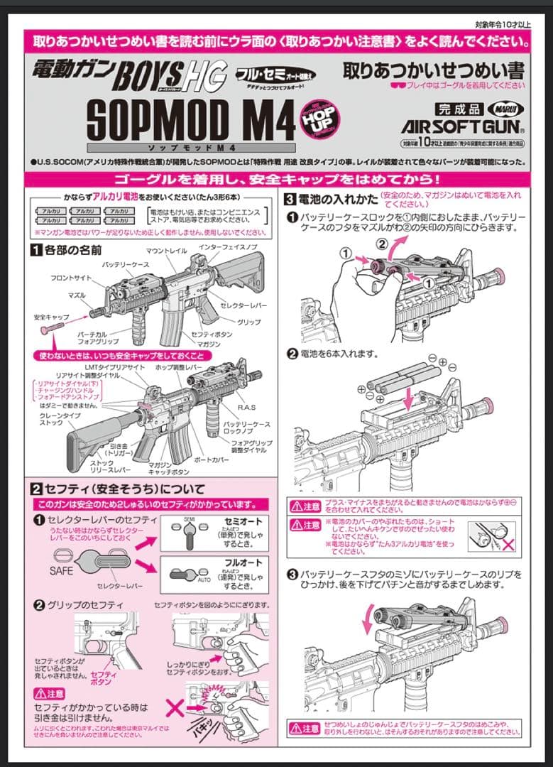 美品　東京マルイ カスタム品　M4A1 R.I.S.version CQB 仕様