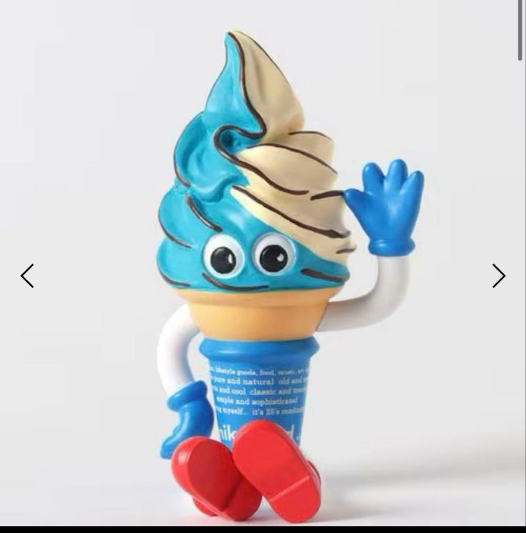 niko and FLAVORS お座りオブジェ ソフトクリーム　ハンバーガー