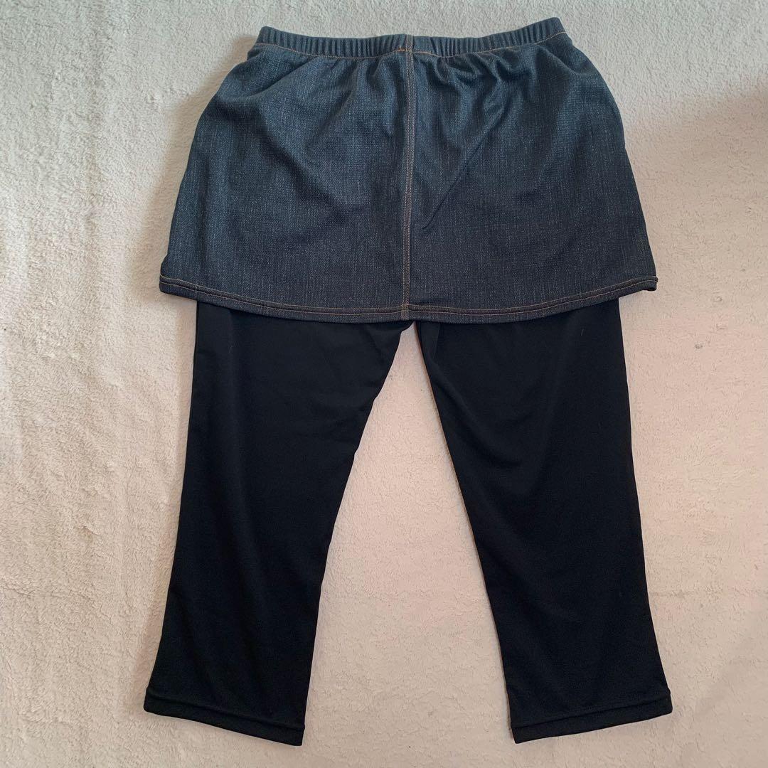 ✨美品✨ヨネックス VERYCOOL スカート付きレギンス デニム