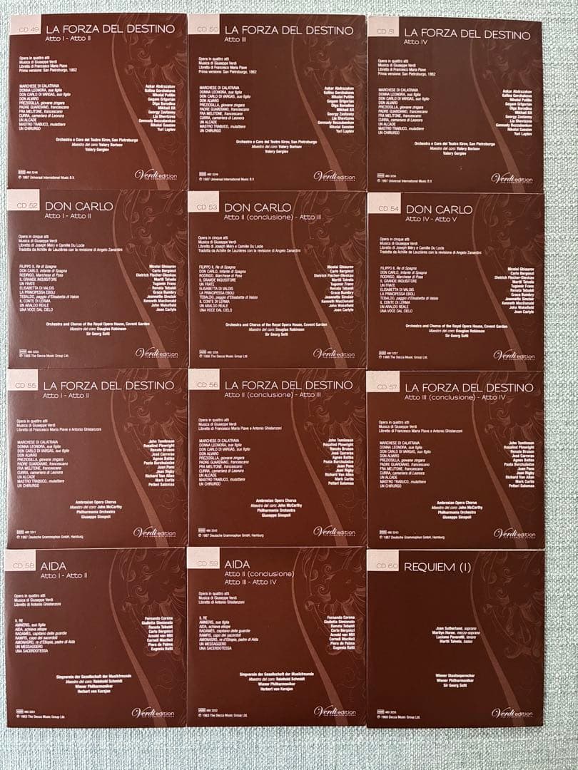 ヴェルディオペラ　ボックスセット　74 CD