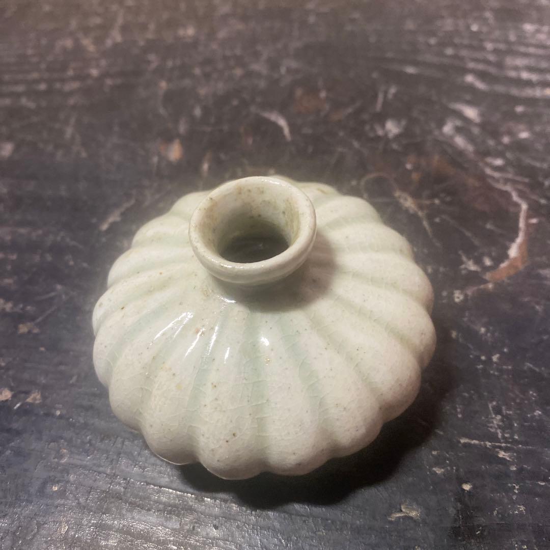 中国古玩具　白磁油壺7cm3.5cm