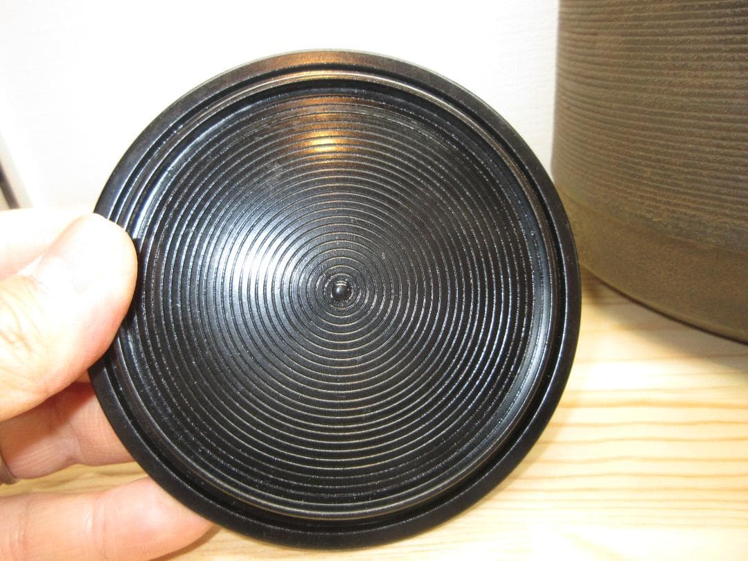 送料込【逢絢亭】茶道具 釜 風炉釜 筒釜 糸目模様 釜師 和田美之助 共箱入り