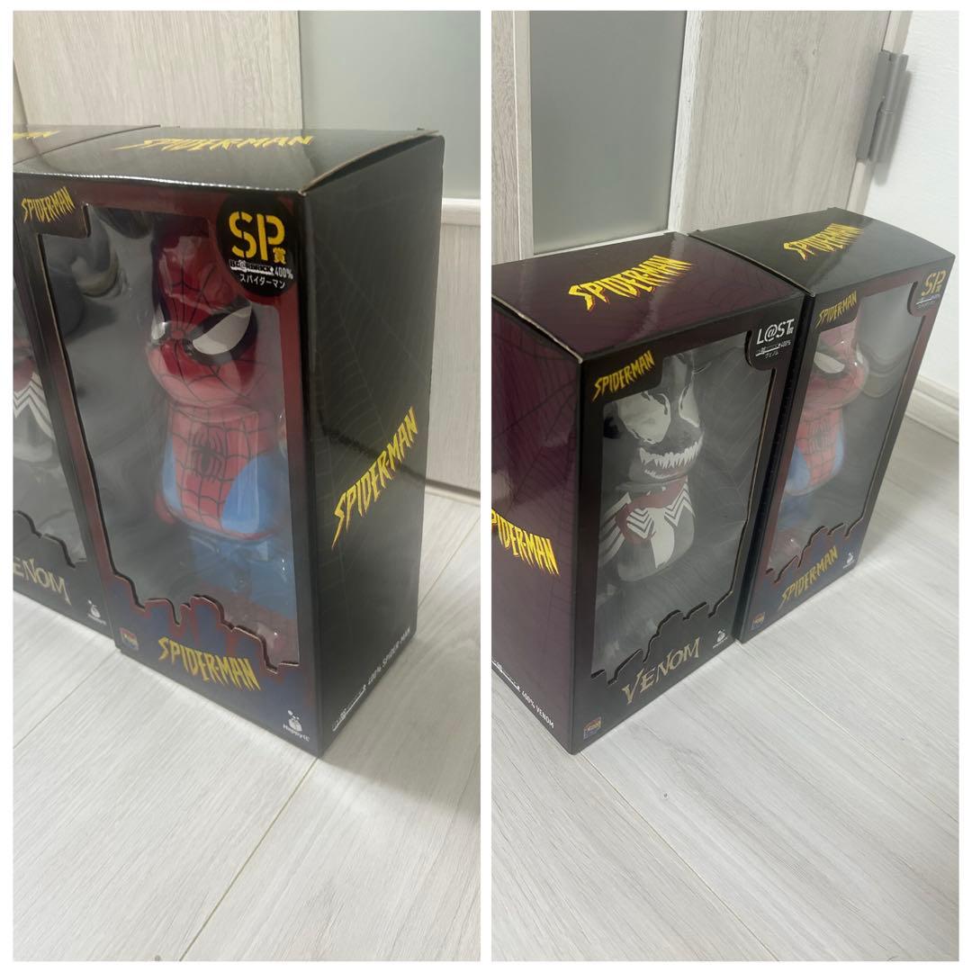 【新品】スパイダーマン/ヴェノム400%/BE@RBRICK 1番くじ